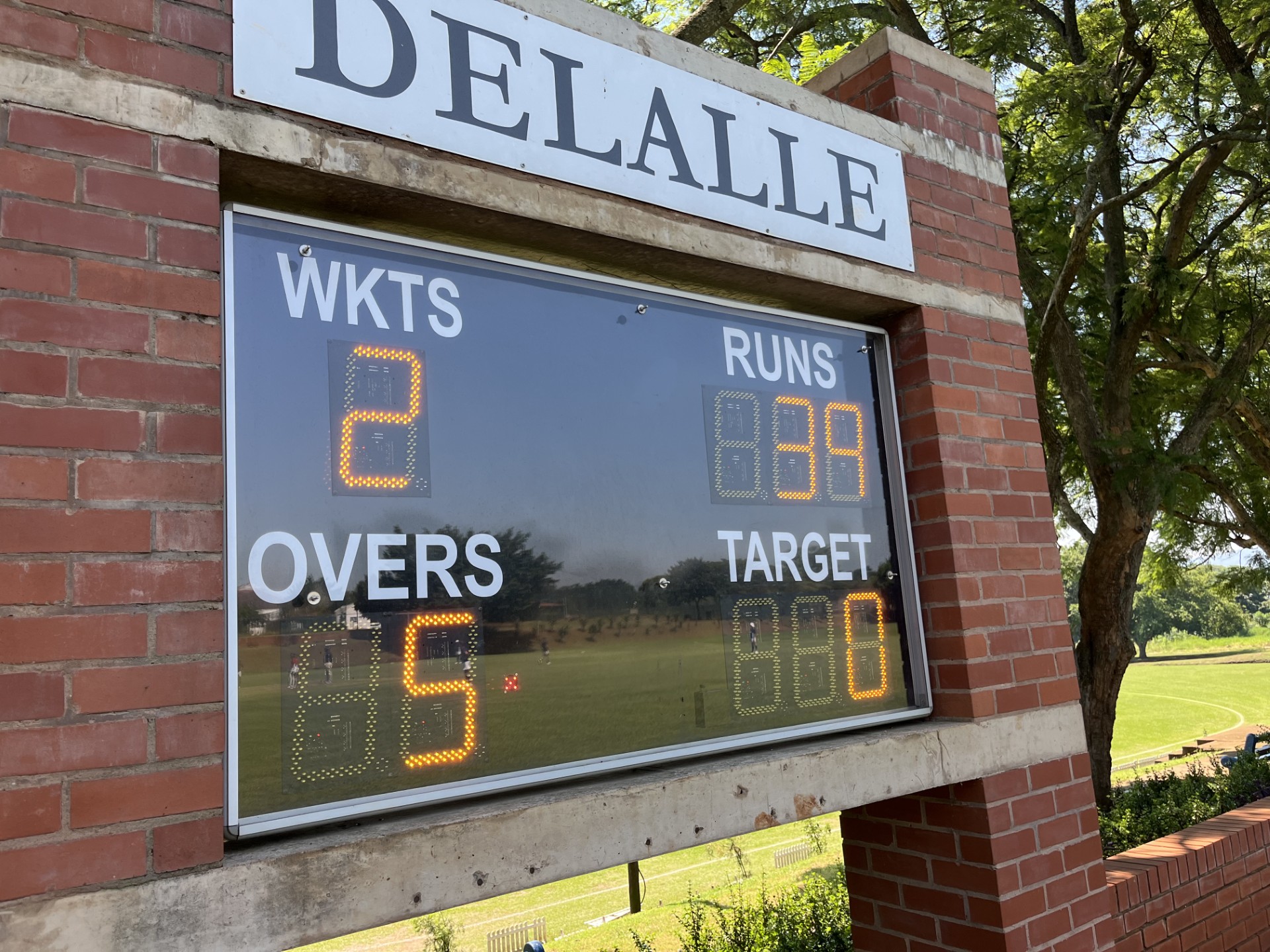 Cricket scoreboard